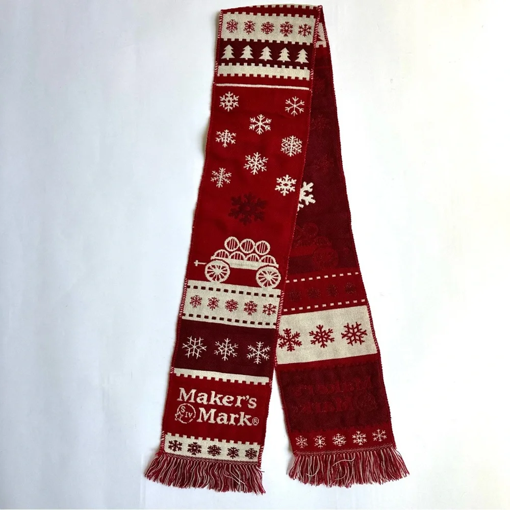 Maker’s Mark Whiskey Red Scarf